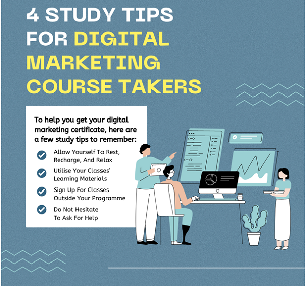  4 Study Tips For Digital Marketing Course Takers