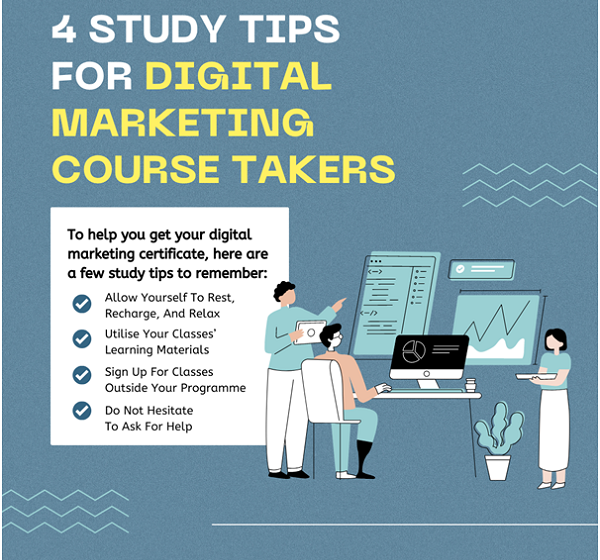 4 Study Tips For Digital Marketing Course Takers